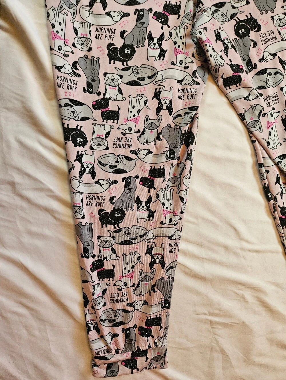 Secret Treasures Womens Pink And Dog Pattern Elastic Waist Pajama Pants Size L - Picture 10 of 11